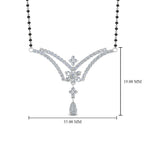 Load image into Gallery viewer, Beautiful-Flower-Diamond-Mangalsutra