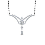 Load image into Gallery viewer, Beautiful-Flower-Diamond-Mangalsutra
