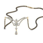 Load image into Gallery viewer, Beautiful-Flower-Diamond-Mangalsutra
