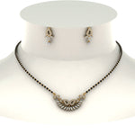 Load image into Gallery viewer, Beautiful-Diamond-Mangalsutra-Earring-Set