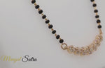 Load and play video in Gallery viewer, Floral Cluster Diamond Mangalsutra