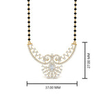 Load image into Gallery viewer, Big-Tanmaniya-Diamond-Mangalsutra