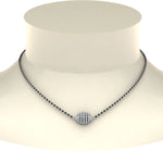 Load image into Gallery viewer, Black-Bead-Diamond-Mangalsutra