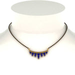 Load image into Gallery viewer, Blue Sapphire Drops Mangalsutra