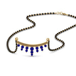 Load image into Gallery viewer, Blue-Sapphire-Drops-Mangalsutra