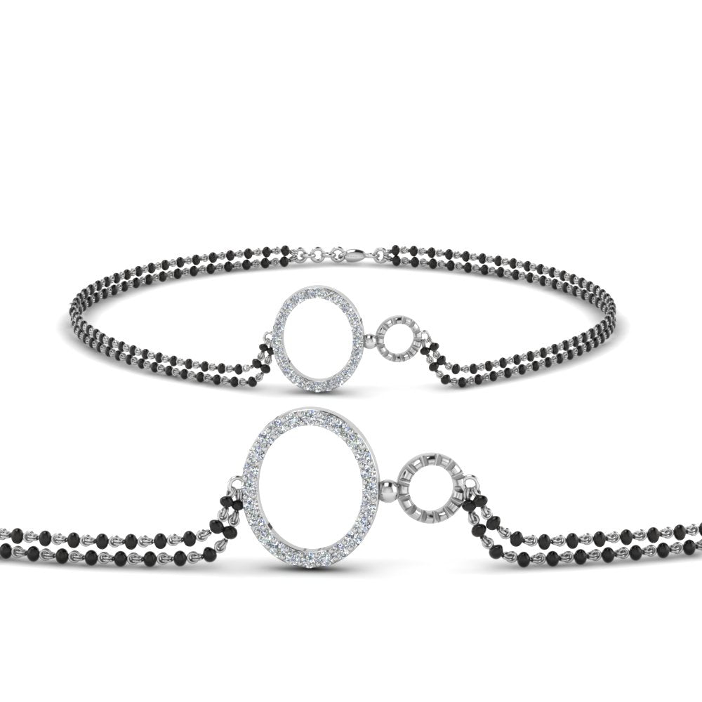 Circle Linked Bracelet Mangalsutra