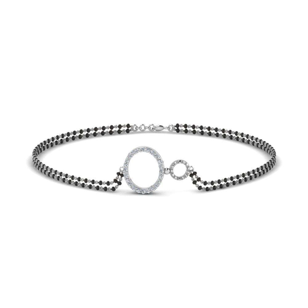 Circle Linked Bracelet Mangalsutra