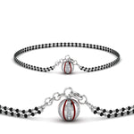 Load image into Gallery viewer, Classic Ball Diamond Mangalsutra Bracelet