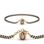Load image into Gallery viewer, Classic Ball Diamond Mangalsutra Bracelet