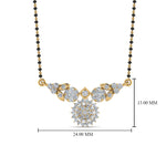 Load image into Gallery viewer, Cluster-Diamond-Antique-Mangalsutra-Design