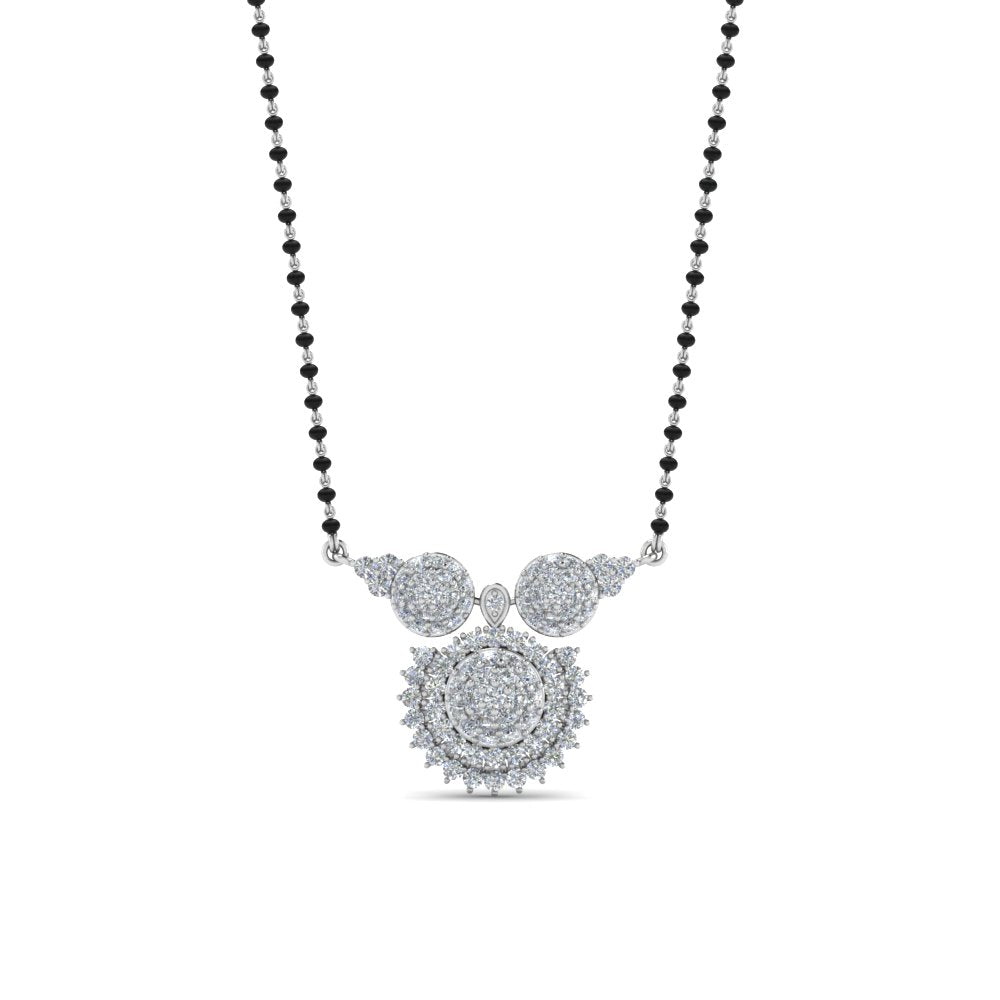 Cluster-Diamond-Vati-Mangalsutra