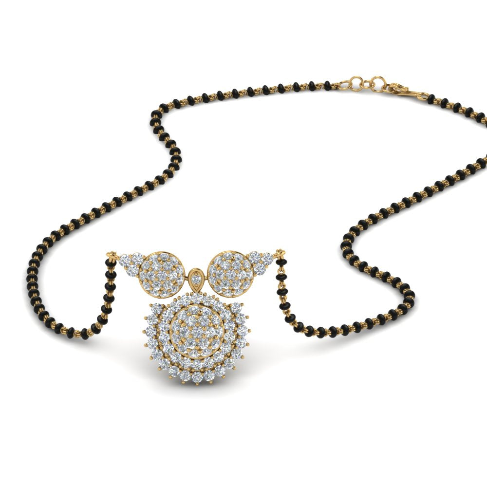 Cluster-Diamond-Vati-Mangalsutra