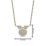Load image into Gallery viewer, Cluster-Diamond-Vati-Mangalsutra
