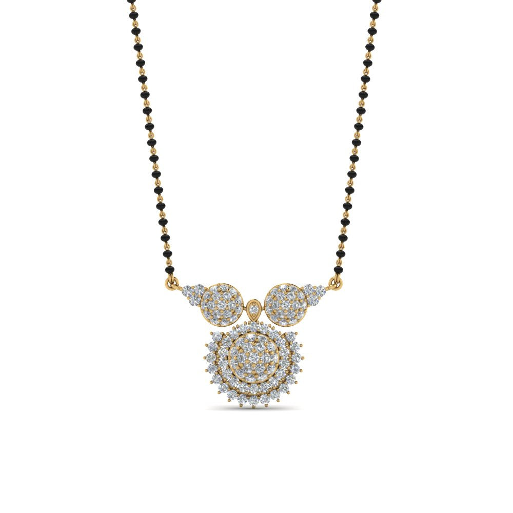 Cluster-Diamond-Vati-Mangalsutra