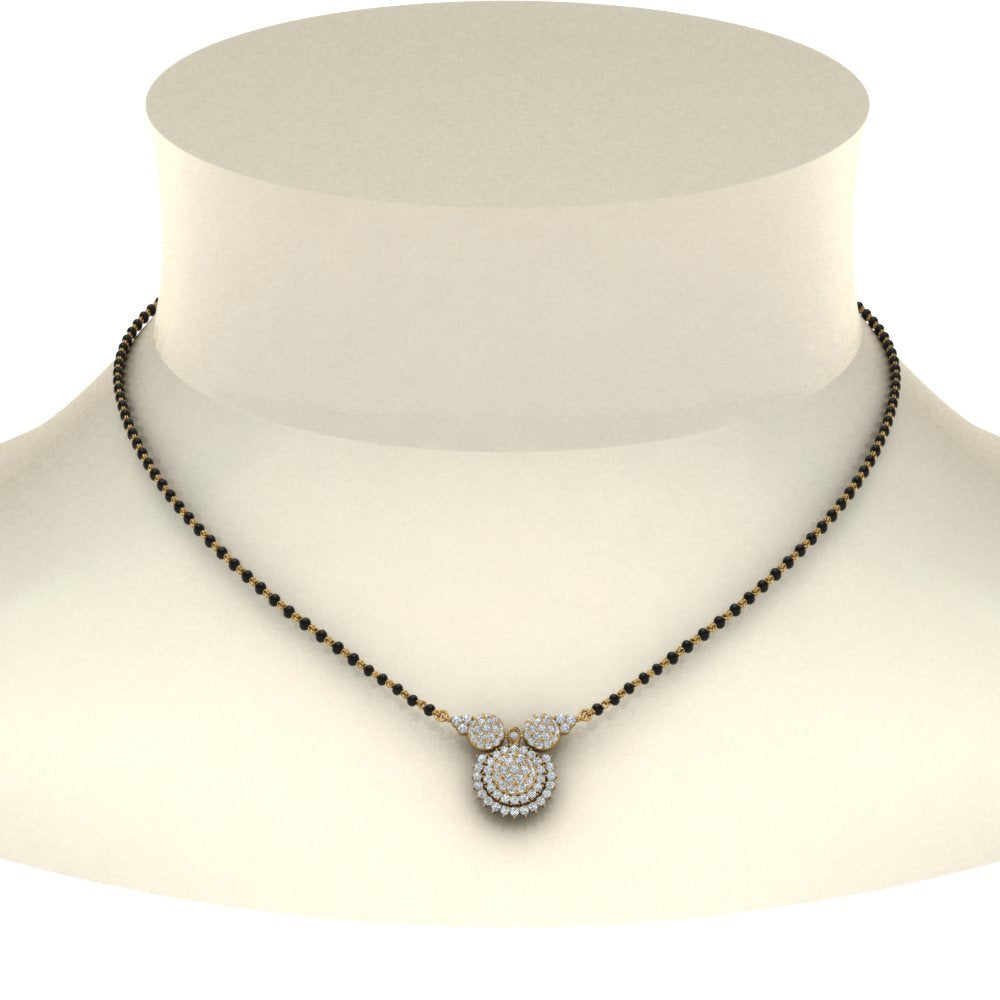 Cluster-Diamond-Vati-Mangalsutra