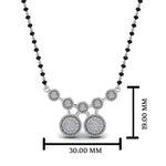 Load image into Gallery viewer, Cluster-Wati-Diamond-Mangalsutra