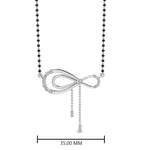 Load image into Gallery viewer, Cute-Bow-Diamond-Mangalsutra