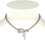 Load image into Gallery viewer, Cute-Bow-Diamond-Mangalsutra