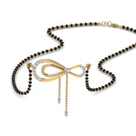 Load image into Gallery viewer, Cute-Bow-Diamond-Mangalsutra