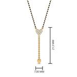 Load image into Gallery viewer, Cute-Heart-Diamond-Mangalsutra