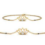 Load image into Gallery viewer, Cute Lotus Hand Mangalsutra