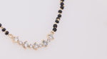 Load and play video in Gallery viewer, Curved Diamond Mangalsutra Necklace