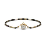 Load image into Gallery viewer, Diamond Ball Drop Mangalsutra Bracelet
