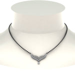 Load image into Gallery viewer, Diamond-Drop-Mangalsutra-Necklace
