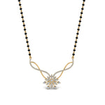 Load image into Gallery viewer, Diamond-Flower-Mangalsutra