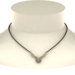 Load image into Gallery viewer, Diamond-Flower-Mangalsutra