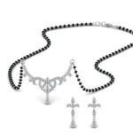 Load image into Gallery viewer, Diamond-Mangalsutra-Matching-Set