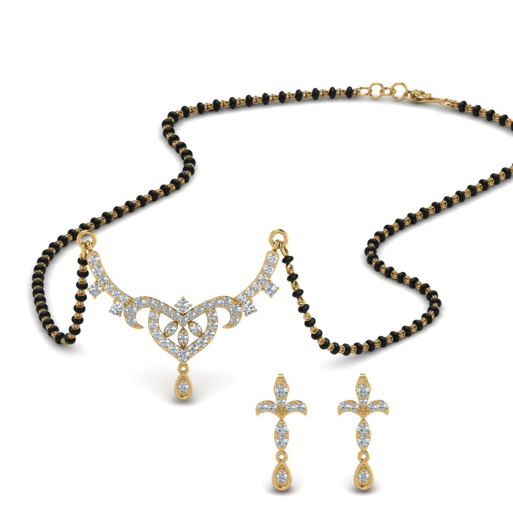 Diamond-Mangalsutra-Matching-Set