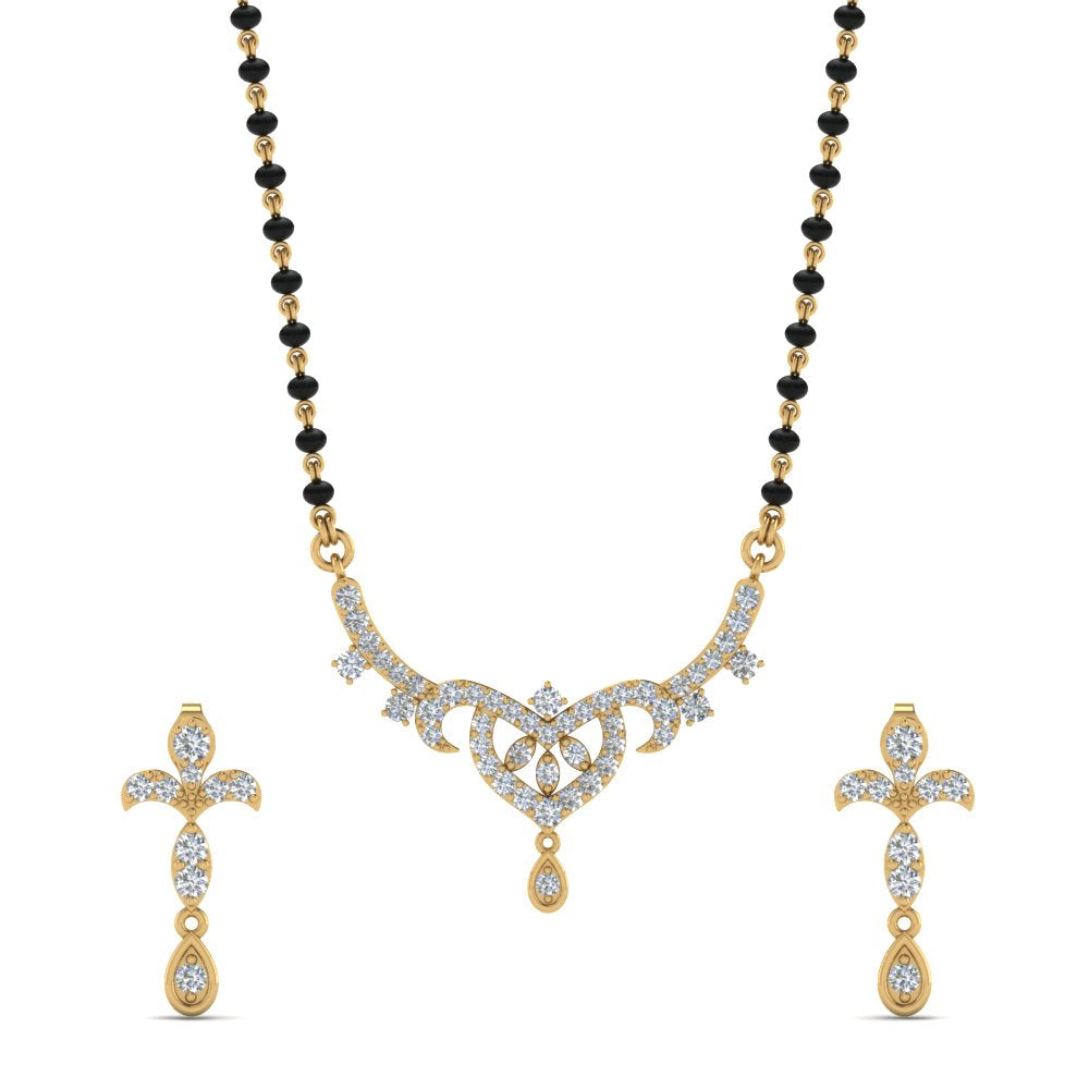 Diamond-Mangalsutra-Matching-Set