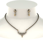 Load image into Gallery viewer, Diamond-Mangalsutra-Matching-Set