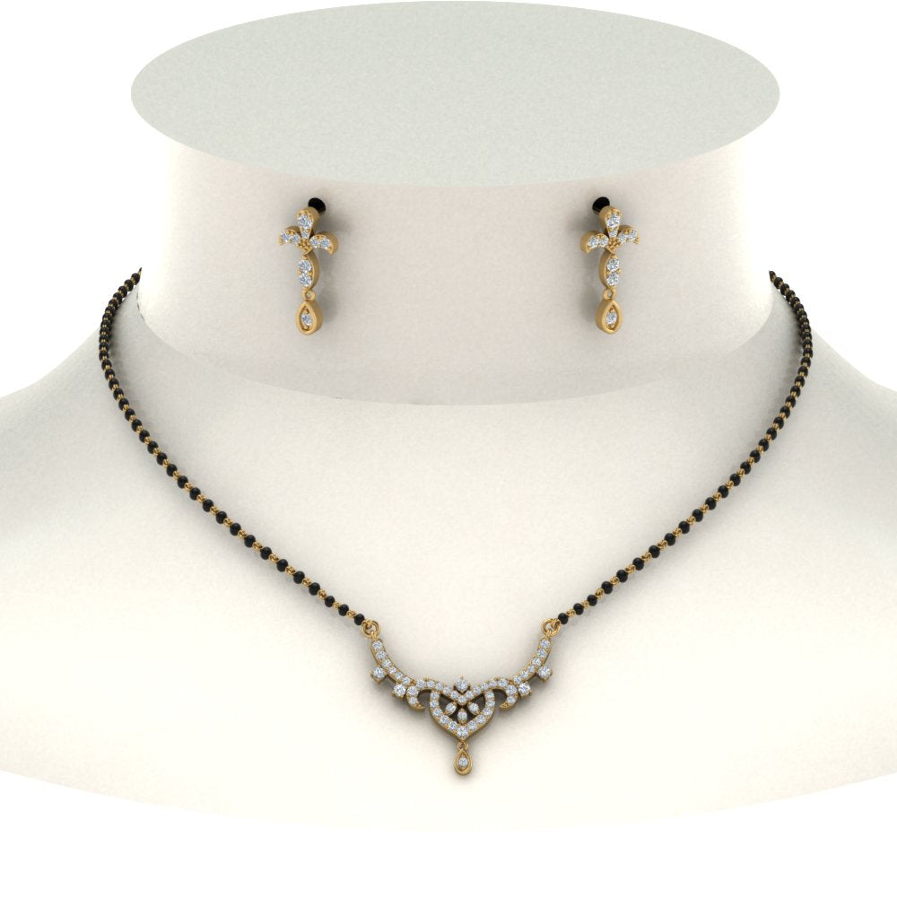 Diamond-Mangalsutra-Matching-Set
