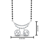 Load image into Gallery viewer, Diamond-Mangalsutra-With-Sun-Signs
