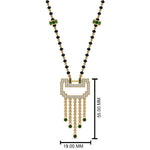 Load image into Gallery viewer, Diamond-Pendant-Mangalsutra-For-Bride-With-Emerald