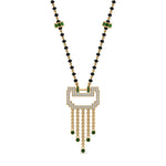 Load image into Gallery viewer, Diamond-Pendant-Mangalsutra-For-Bride-With-Emerald