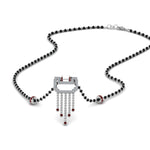 Load image into Gallery viewer, Diamond-Pendant-Mangalsutra-For-Bride-With-Ruby