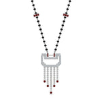 Load image into Gallery viewer, Diamond-Pendant-Mangalsutra-For-Bride-With-Ruby