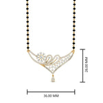 Load image into Gallery viewer, Diamond-Tanmaniya-Mangalsutra