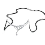 Load image into Gallery viewer, Diamond Tanmaniya Pendant Mangalsutra In Mgs8955 Nl Wg14K-White-Gold