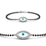 Load image into Gallery viewer, Evil Eye Diamond Mangalsutra Bracelet