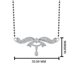Load image into Gallery viewer, Fancy Diamond Mangalsutra Pendant
