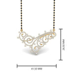 Load image into Gallery viewer, Filigree-Design-Diamond-Mangalsutra