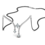 Load image into Gallery viewer, Floating-Diamond-Mangalsutra-Pendant