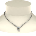 Load image into Gallery viewer, Floating-Diamond-Mangalsutra-Pendant