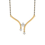 Load image into Gallery viewer, Floating-Diamond-Mangalsutra-Pendant