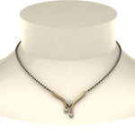 Load image into Gallery viewer, Floating-Diamond-Mangalsutra-Pendant