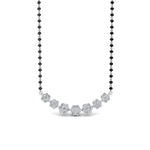 Load image into Gallery viewer, Floral-Cluster-Diamond-Mangalsutra